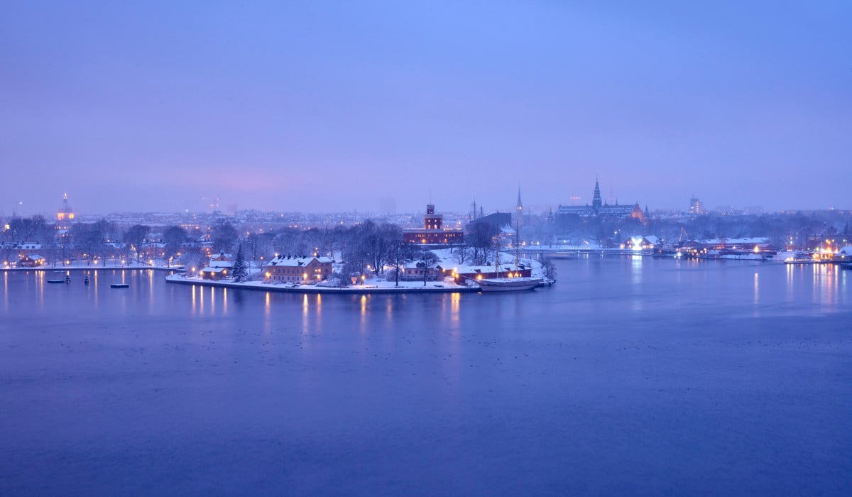 Stockholm i vinterskrud